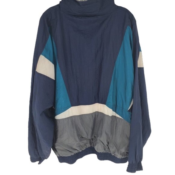 Active Wear Jacket Windbreaker style Dolan sleeves Water resistant/repelent 2XL - Picture 9 of 13